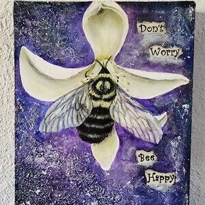 "Don't Worry Bee Happy" – A Sparkling Burst of Positivity!